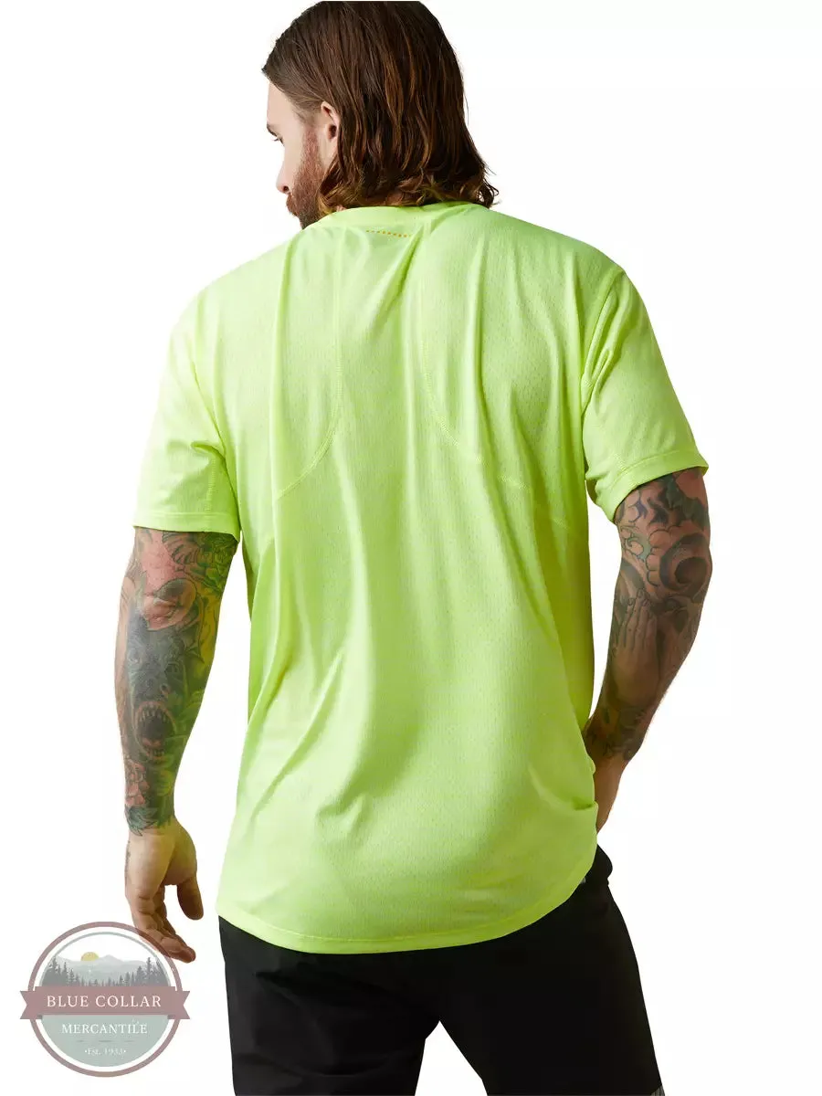 10043326 Rebar Evolution Athletic Fit T-Shirt in Safety Yellow