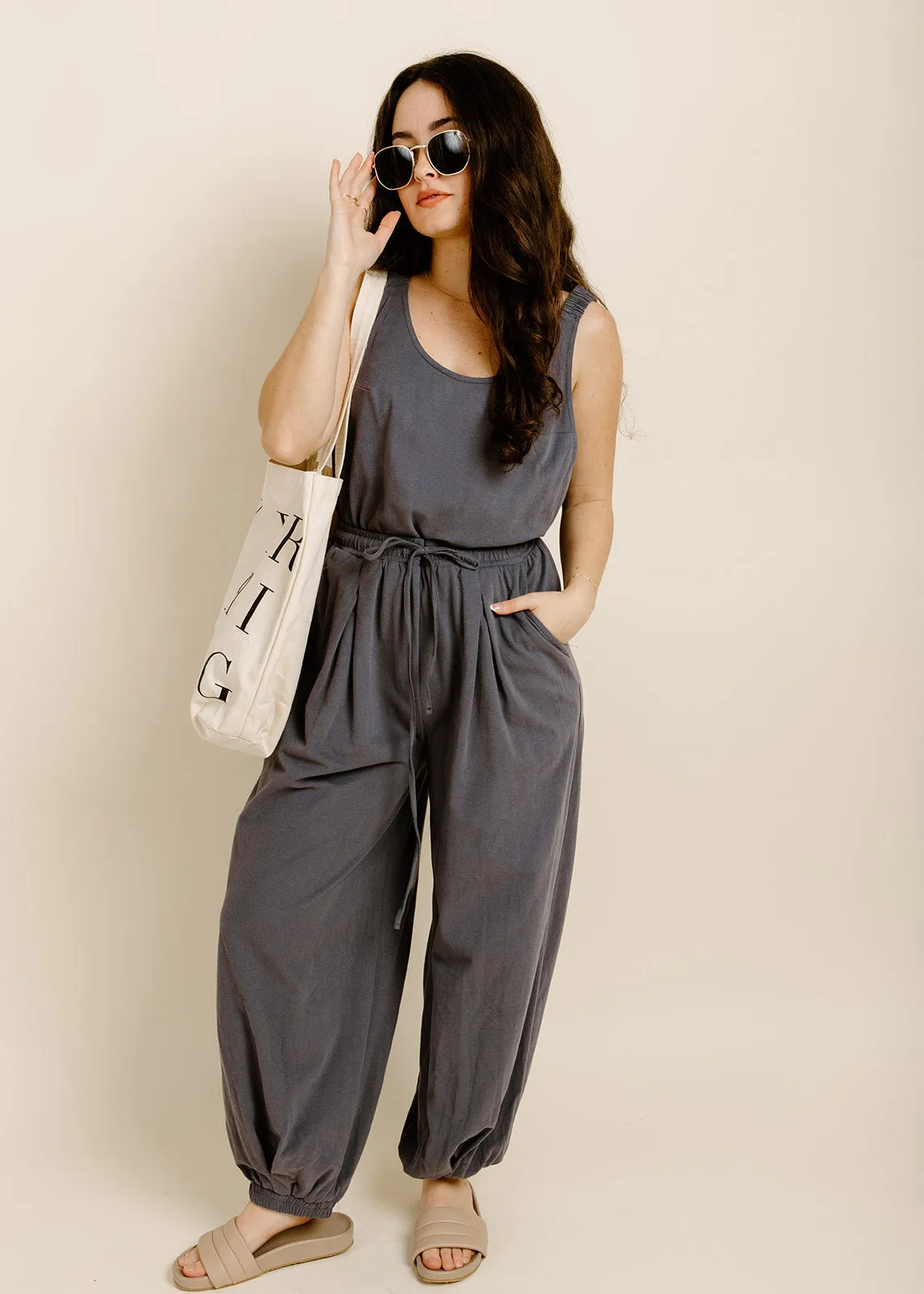 Acadia Jumpsuit - Slate