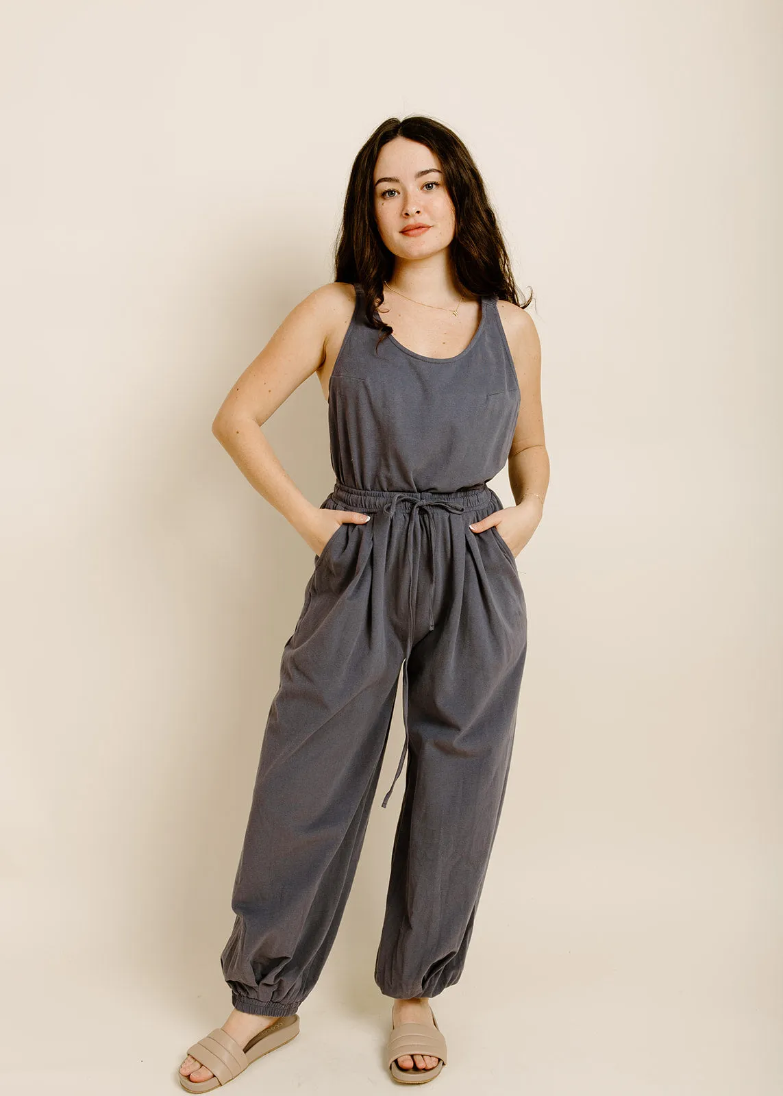 Acadia Jumpsuit - Slate