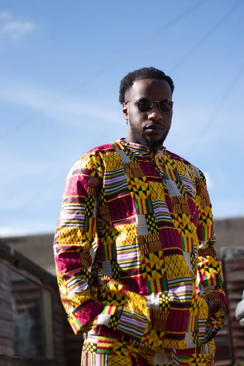 Amazing Kente Shirt in Yellow