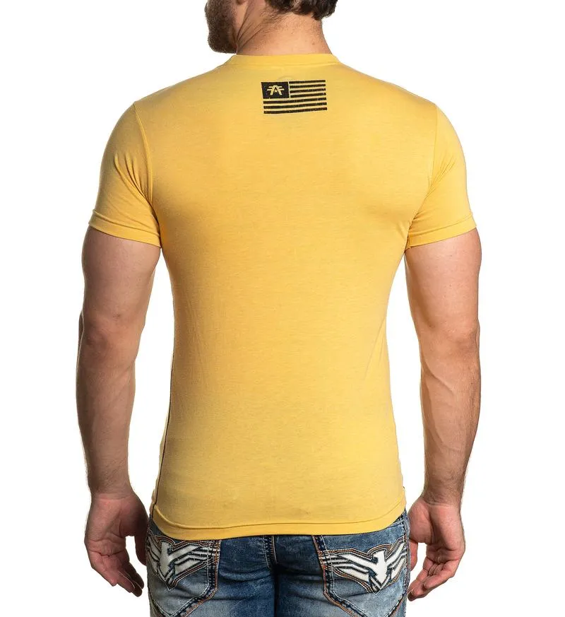 American Fighter Columbia T-Shirt Yolk Yellow