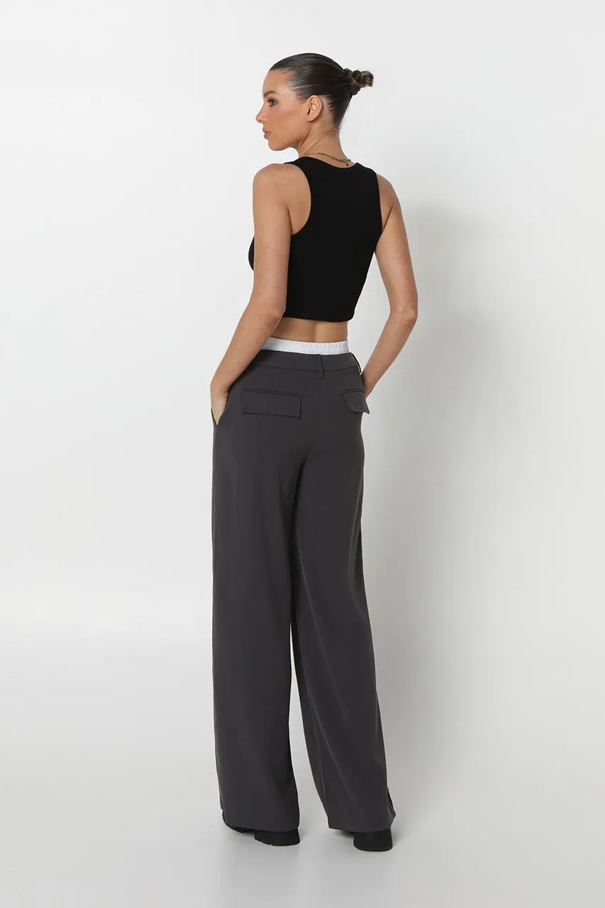 Amy Pants | Charcoal