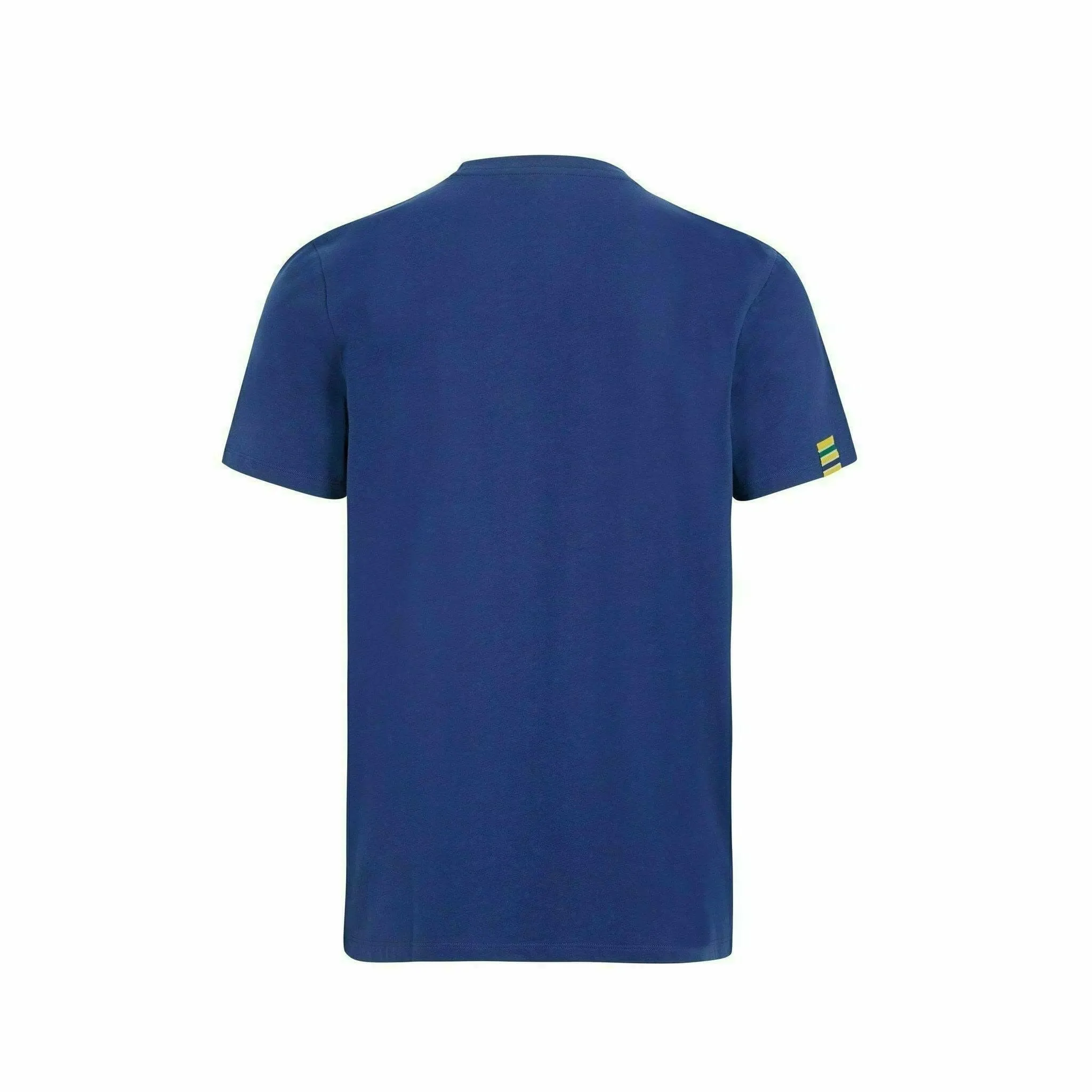 Ayrton Senna Fanwear Logo T-Shirt - Navy/Green/Yellow