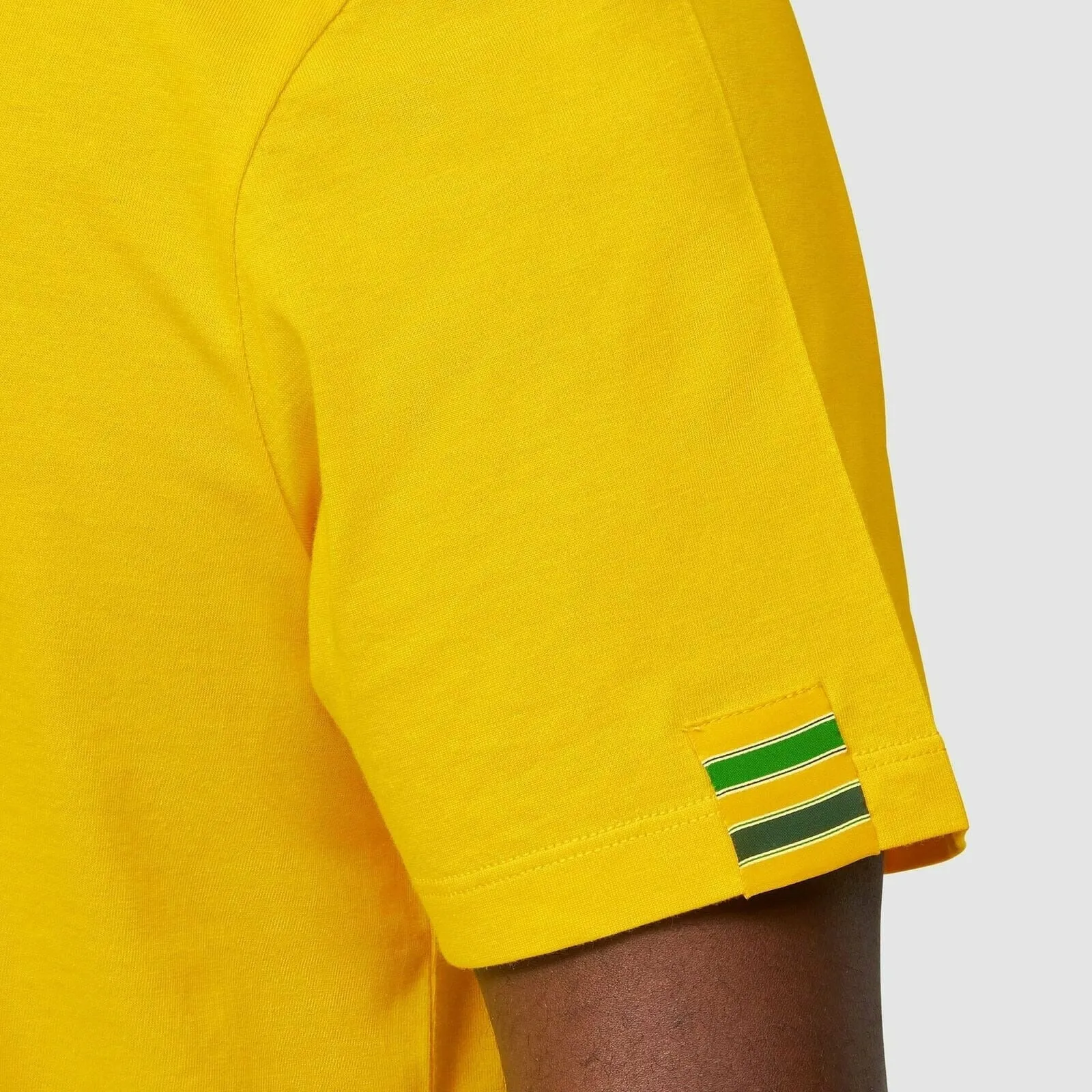 Ayrton Senna Fanwear Logo T-Shirt - Navy/Green/Yellow