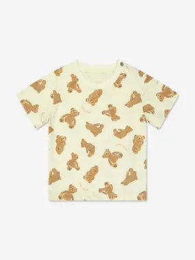 Baby AOP PA Bears T-Shirt in Yellow