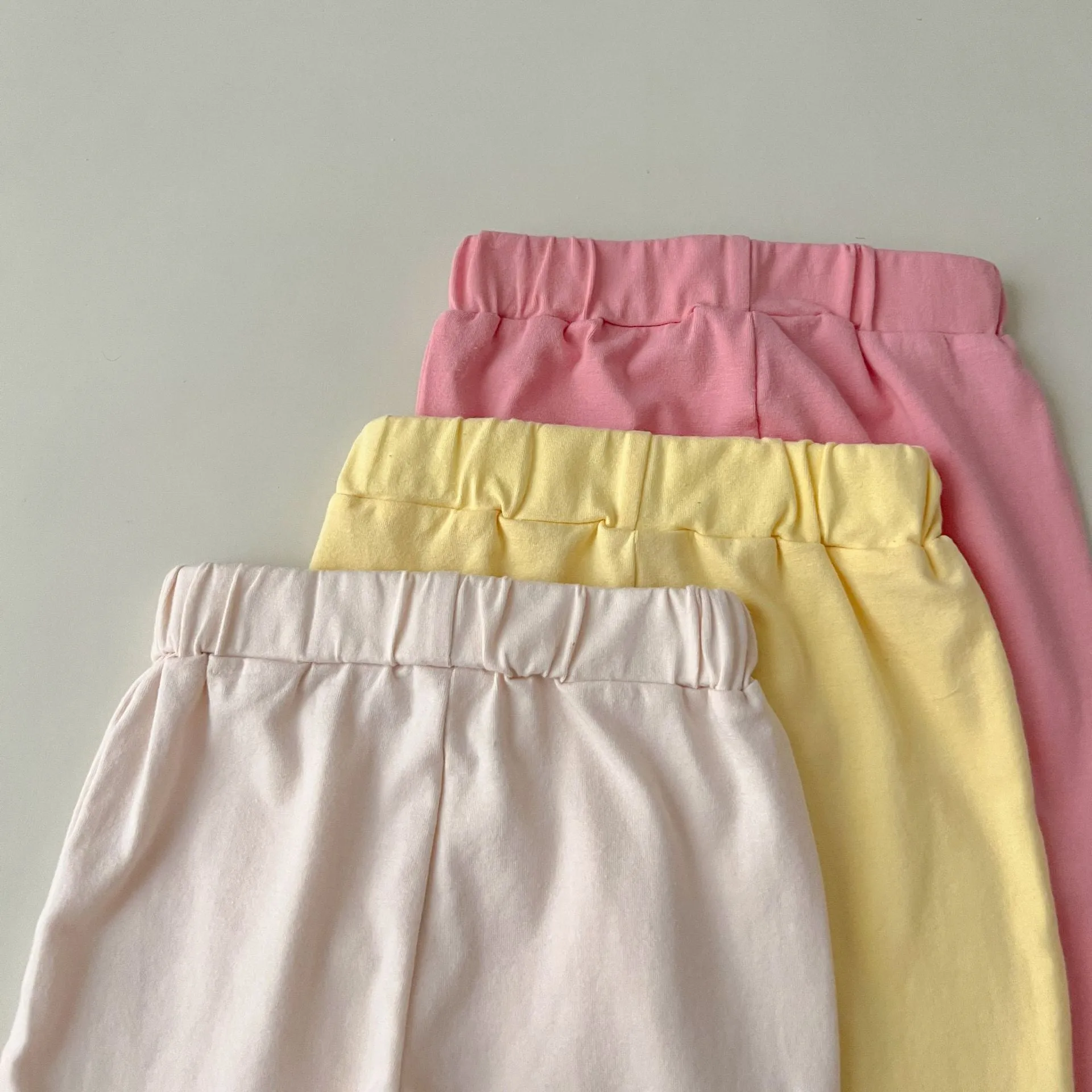 Baby Kid Girls Solid Color Pants Wholesale 24030131