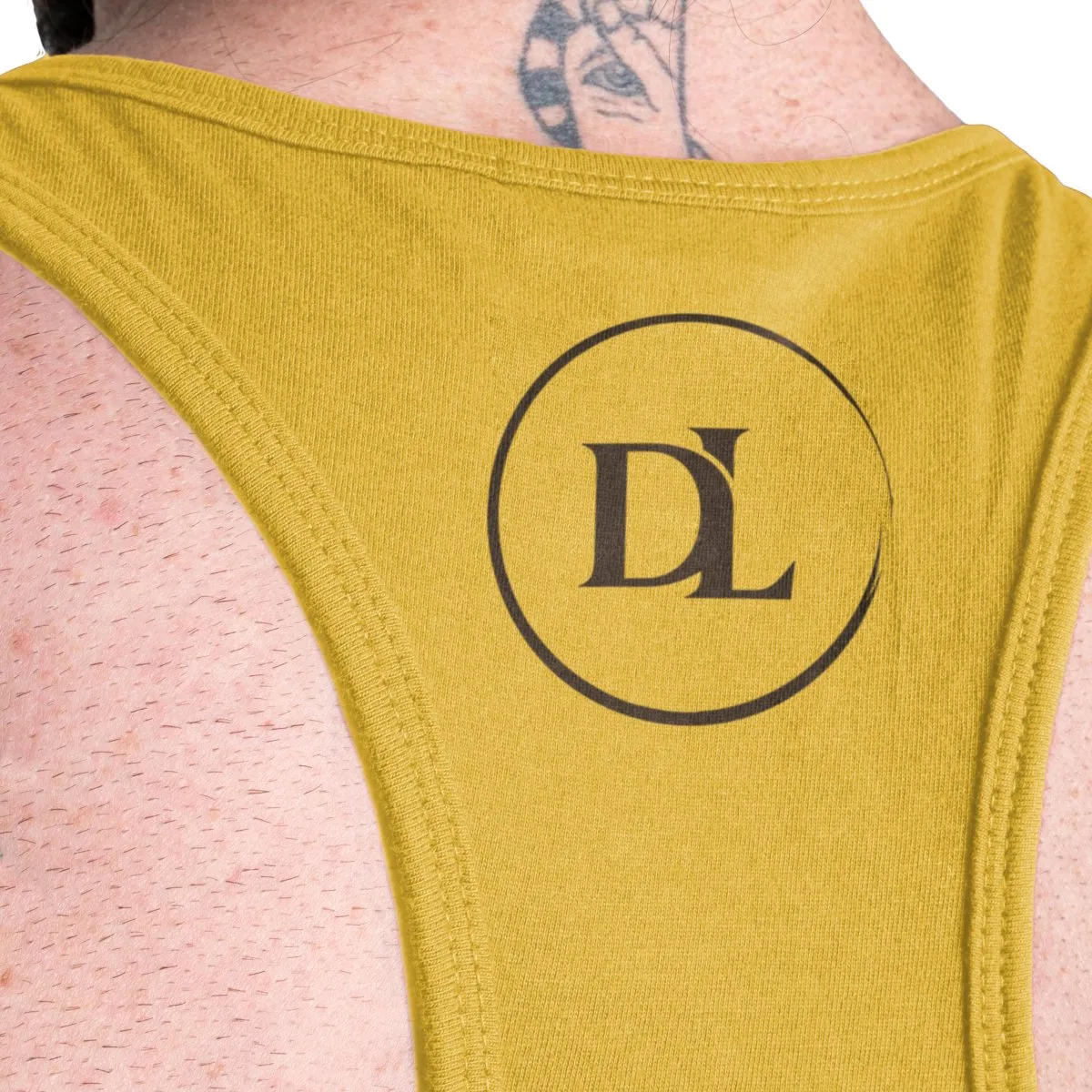 Better Bodies Logo Essential T-Back DL - Yellow