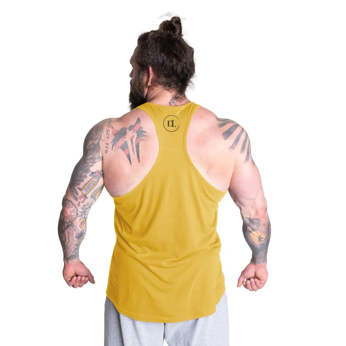 Better Bodies Logo Essential T-Back DL - Yellow