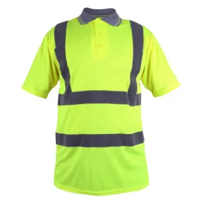 Blackrock Yellow Hi Vis Polo Shirt