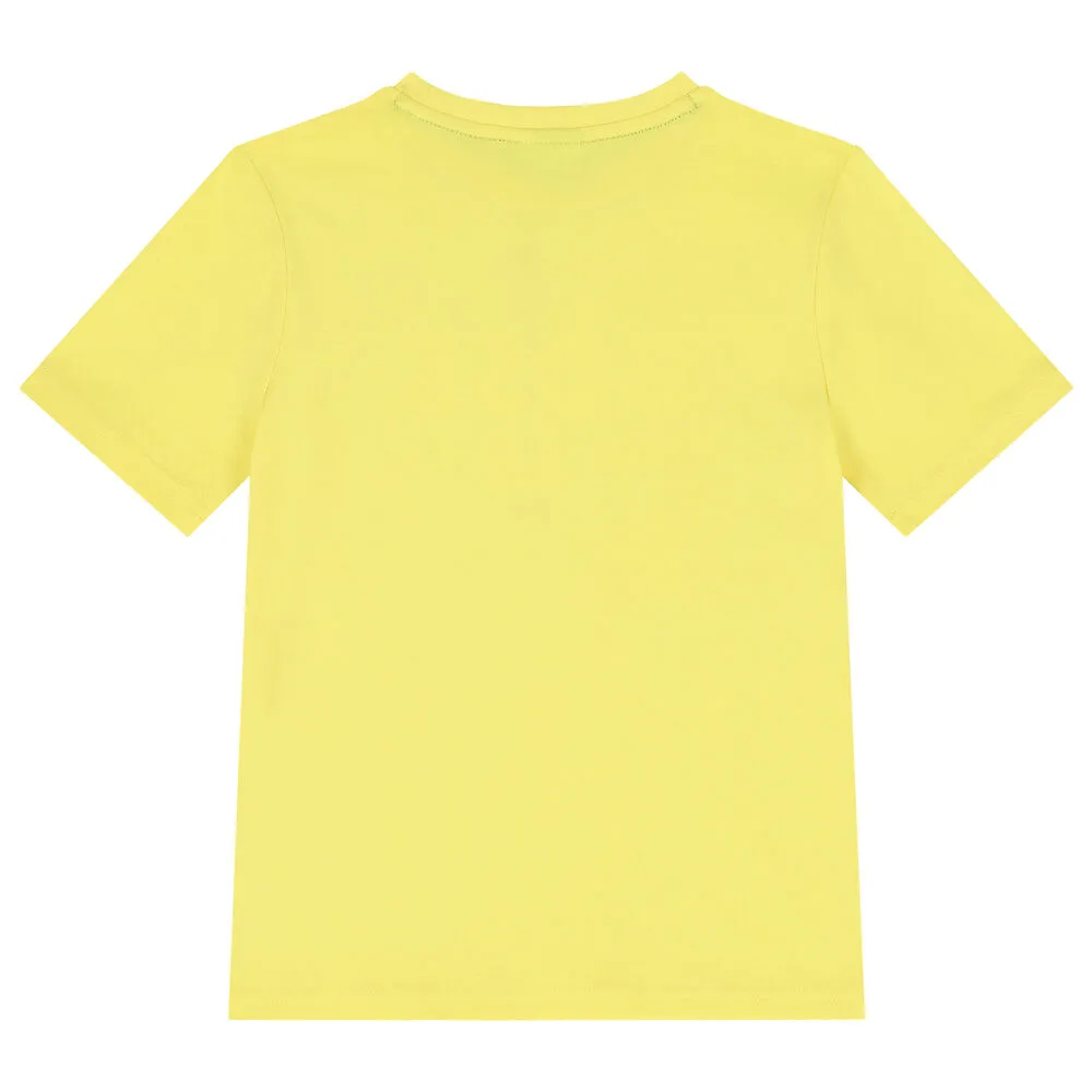 Boss T-Shirt Logo Yellow