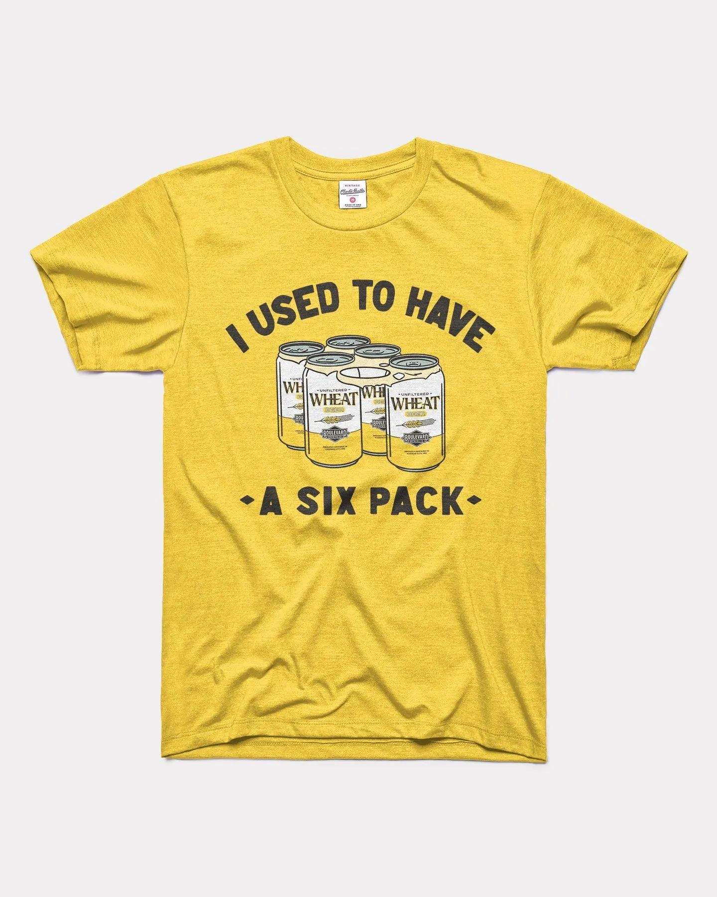 Boulevard used to have a 6-Pack Yellow T-Shirt