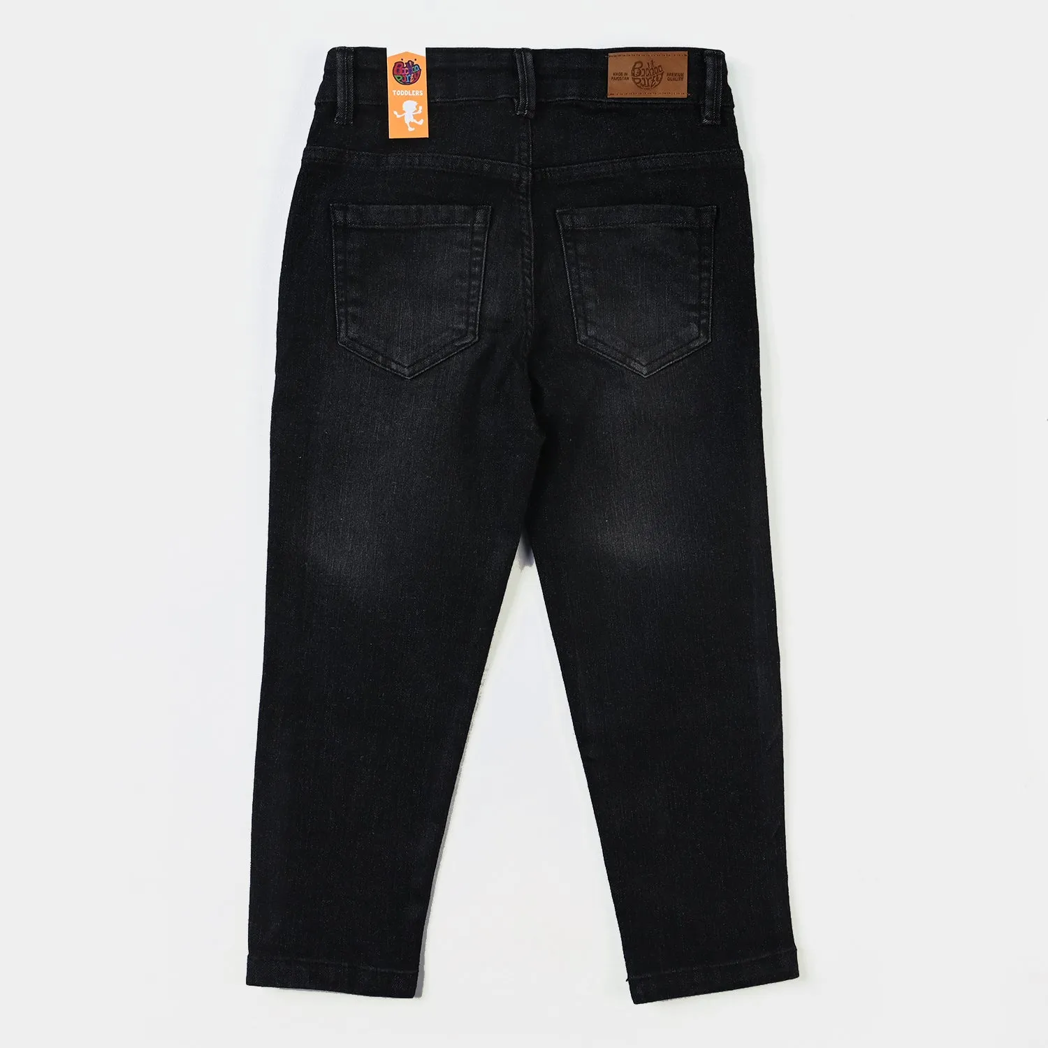 Boys Denim Pant Basic - BLACK