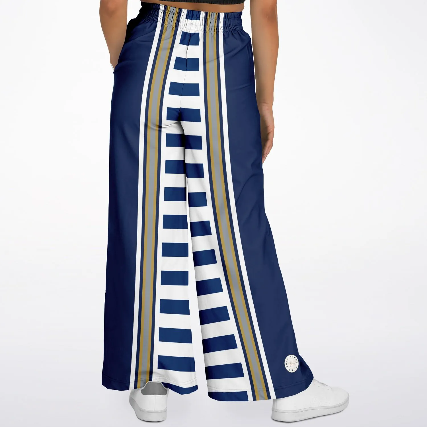 Captain Jack Sailor Stripe Eco-Poly Stretchy Phat Bellbottoms