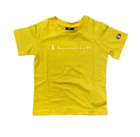 Champion short sleeve cotton t-shirt for boys 306777 YS128 yellow