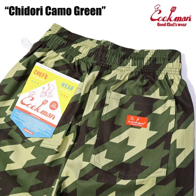 Cookman Chef Pants - Chidori Camo : Green