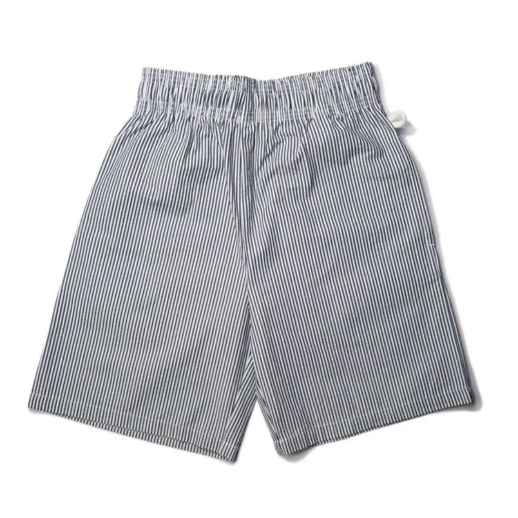 Cookman Chef Short Pants - Seersucker Stripe Navy