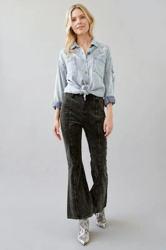 Corduroy Flare Pants