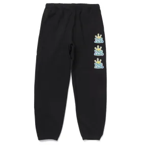 Crown Stack Fleece Pant (Black)