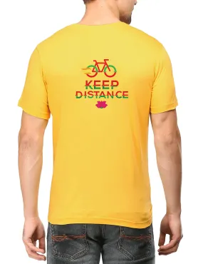 Cyclop Keep Distance Cycling T-Shirt - Yellow