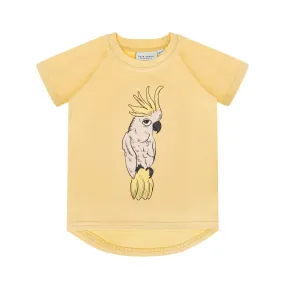 Dear Sophie Parrot Ecru Pale Yellow T-shirt