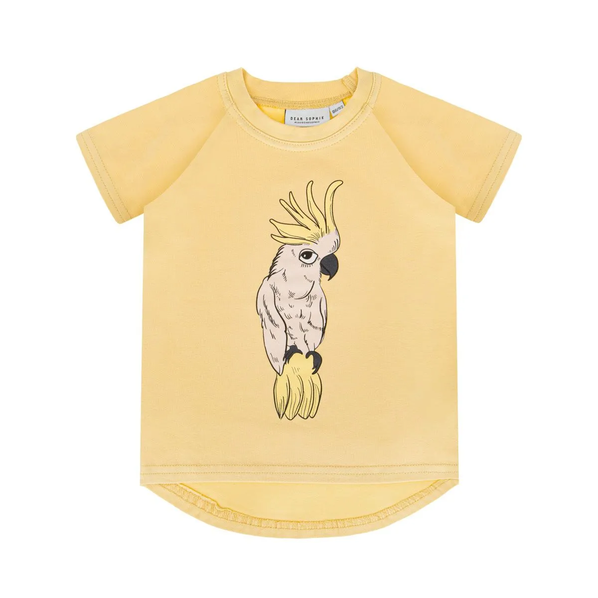 Dear Sophie Parrot Ecru Pale Yellow T-shirt