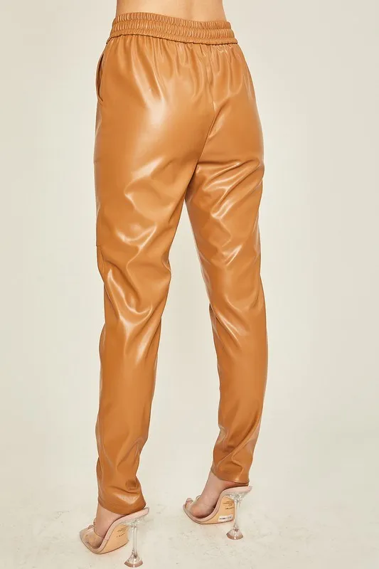 Faux Leather Pants