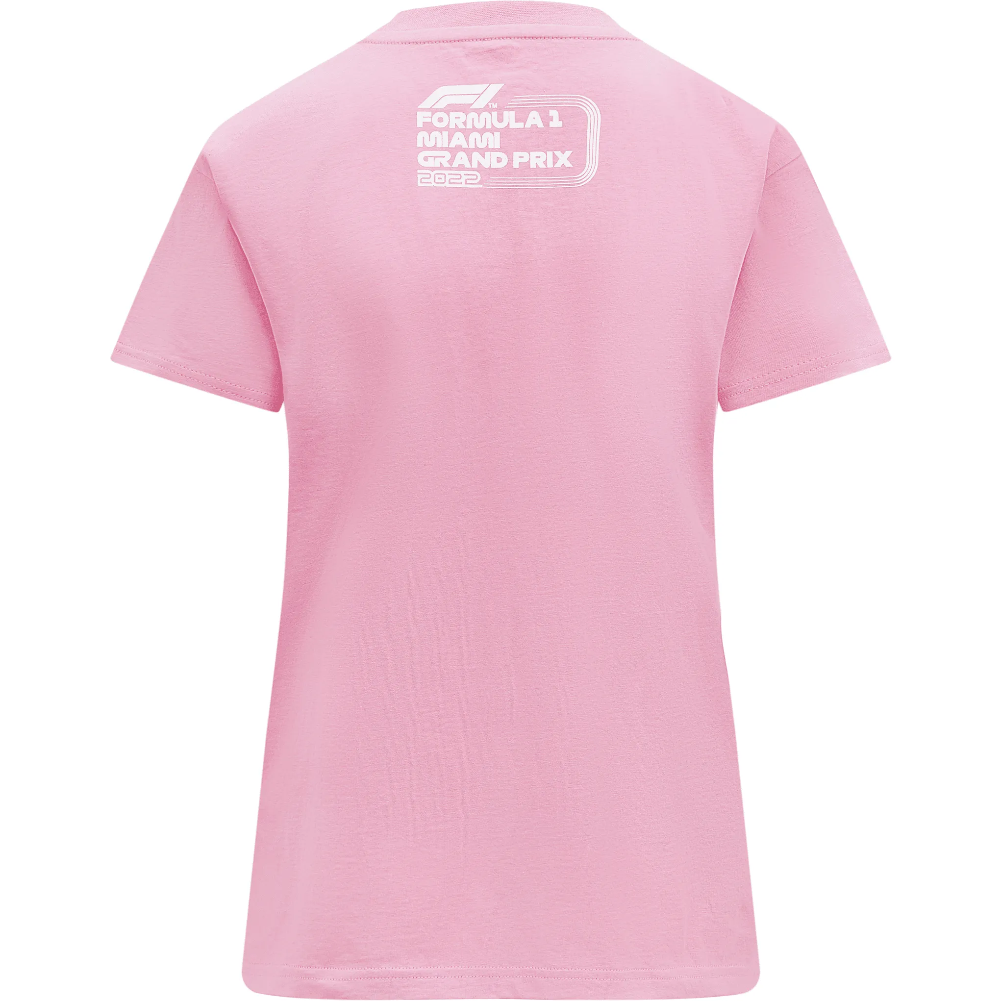 Formula 1 Tech Collection F1 Miami GP Women's Pastel T-Shirt- Pink/Yellow