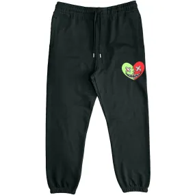 GLOW HEART BAWS : Premium Black Cotton Pants