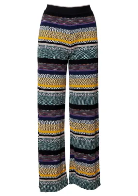 Green & Yellow Knitted Pants