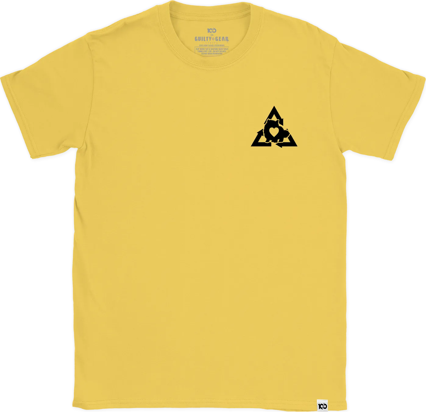 GUILTY GEAR - 'Rei Hype' T-shirt - Yellow