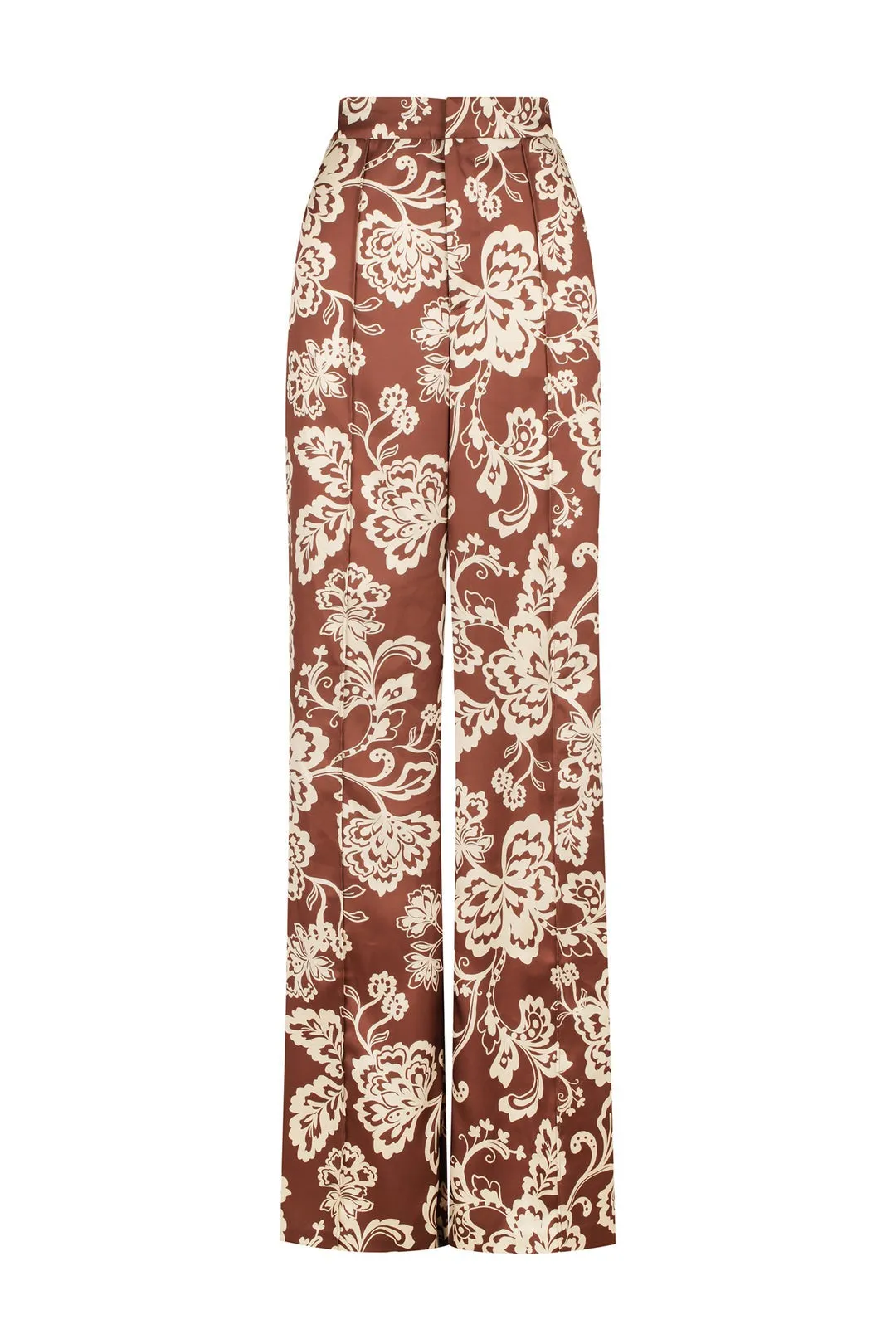 Hansen & Gretel Eugenia Tailored Pant Chocolate Floral