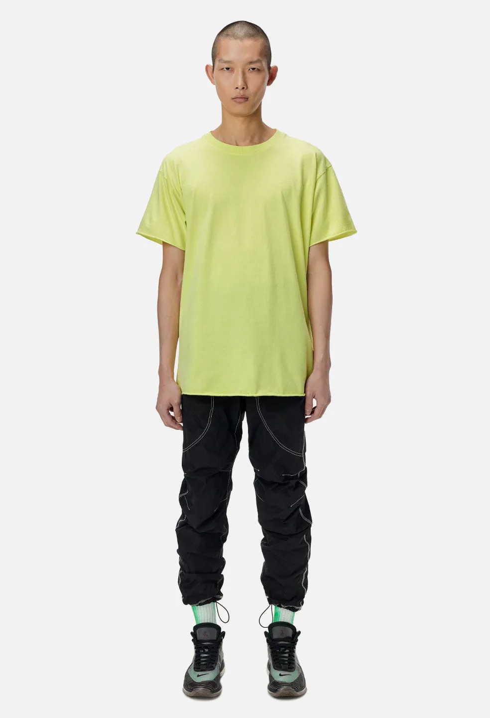 High Shrunk Nylon Himalayan Pants / Black X Yellow