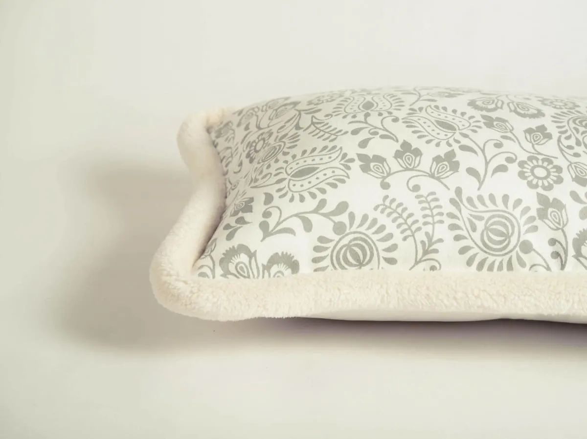 Ivory, cushion cover, printed pillow, nordic style, scandinavian pillow, 14X21 inches