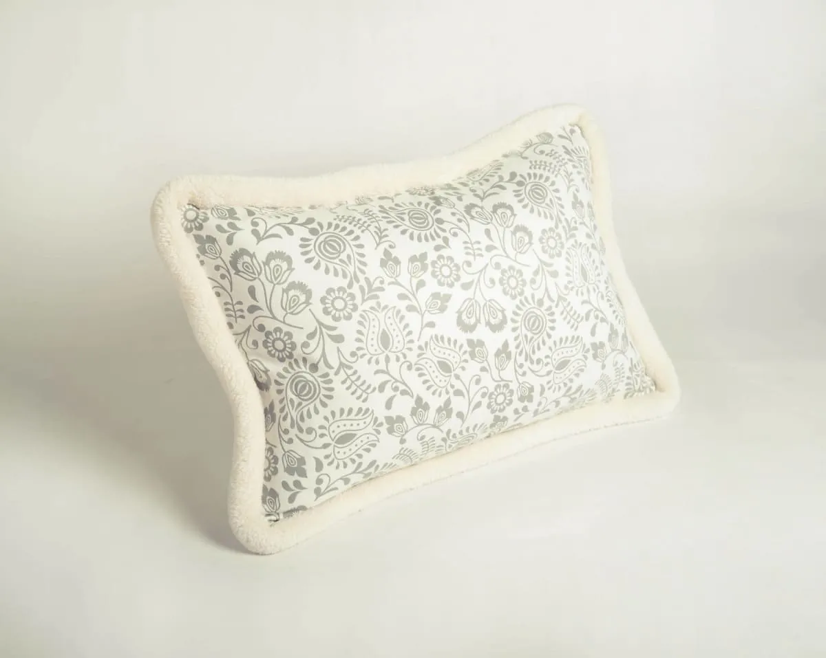 Ivory, cushion cover, printed pillow, nordic style, scandinavian pillow, 14X21 inches