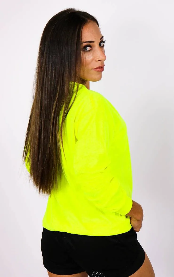 Longsleeve Neon Yellow Festival T-Shirt