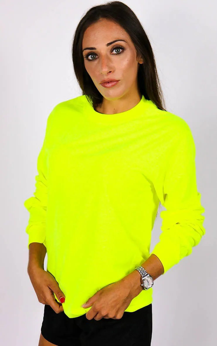 Longsleeve Neon Yellow Festival T-Shirt