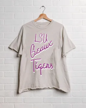 LSU Tigers Beverly Gray Thrifted Tee