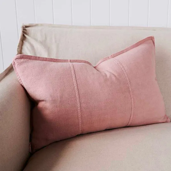 Luca Linen Cushion - Musk - 40 x 60cm