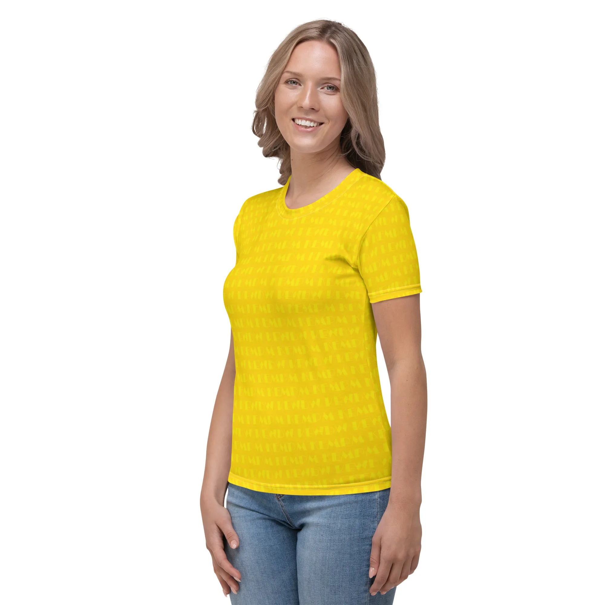 M KEMP Butterfly Yellow Women's T-shirt