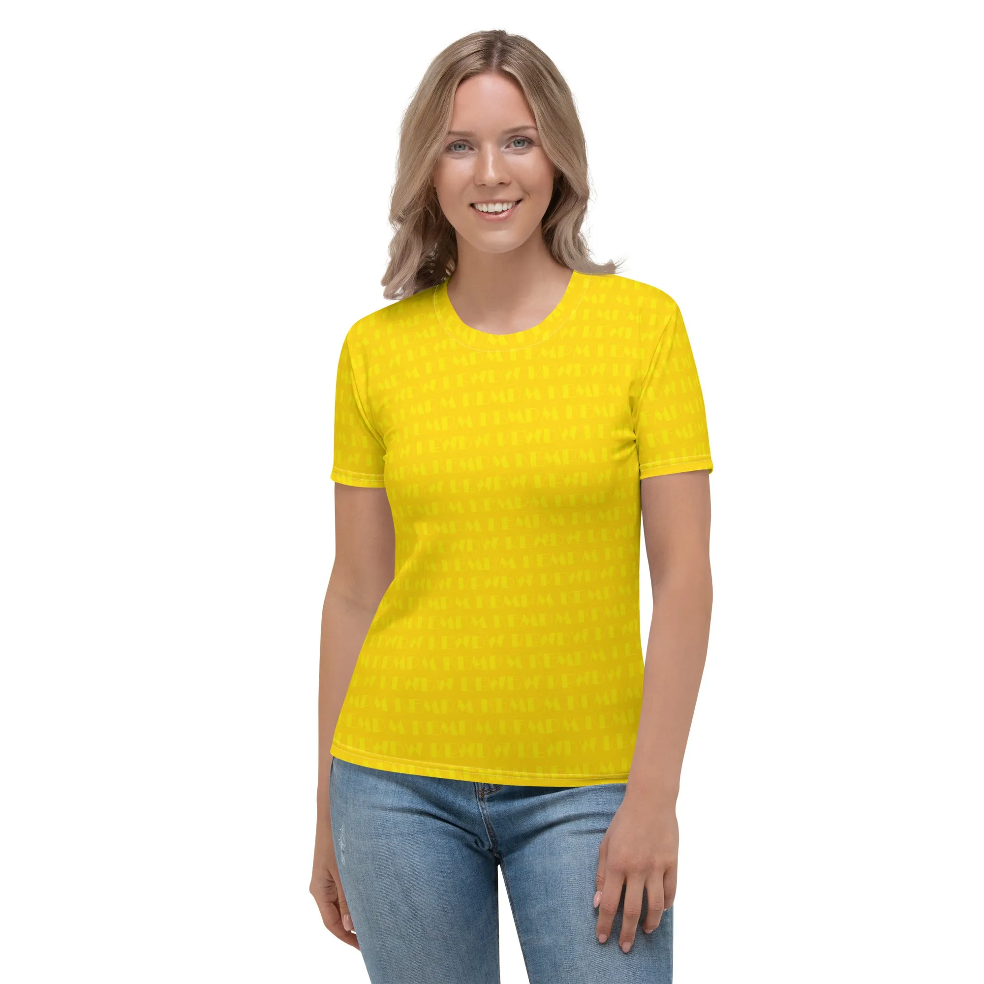 M KEMP Butterfly Yellow Women's T-shirt