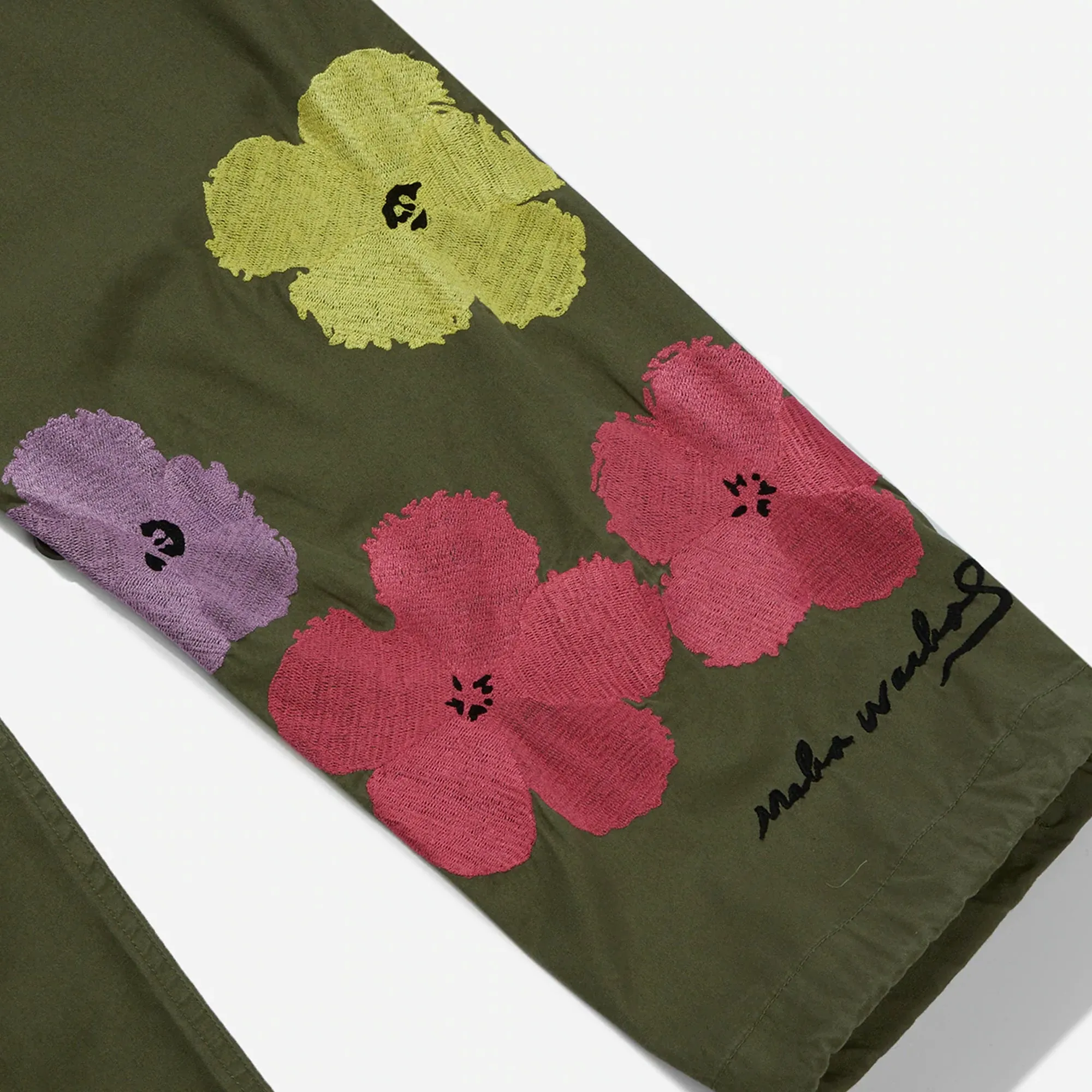 Maharishi Mens Warhol Flowers Snopants Olive