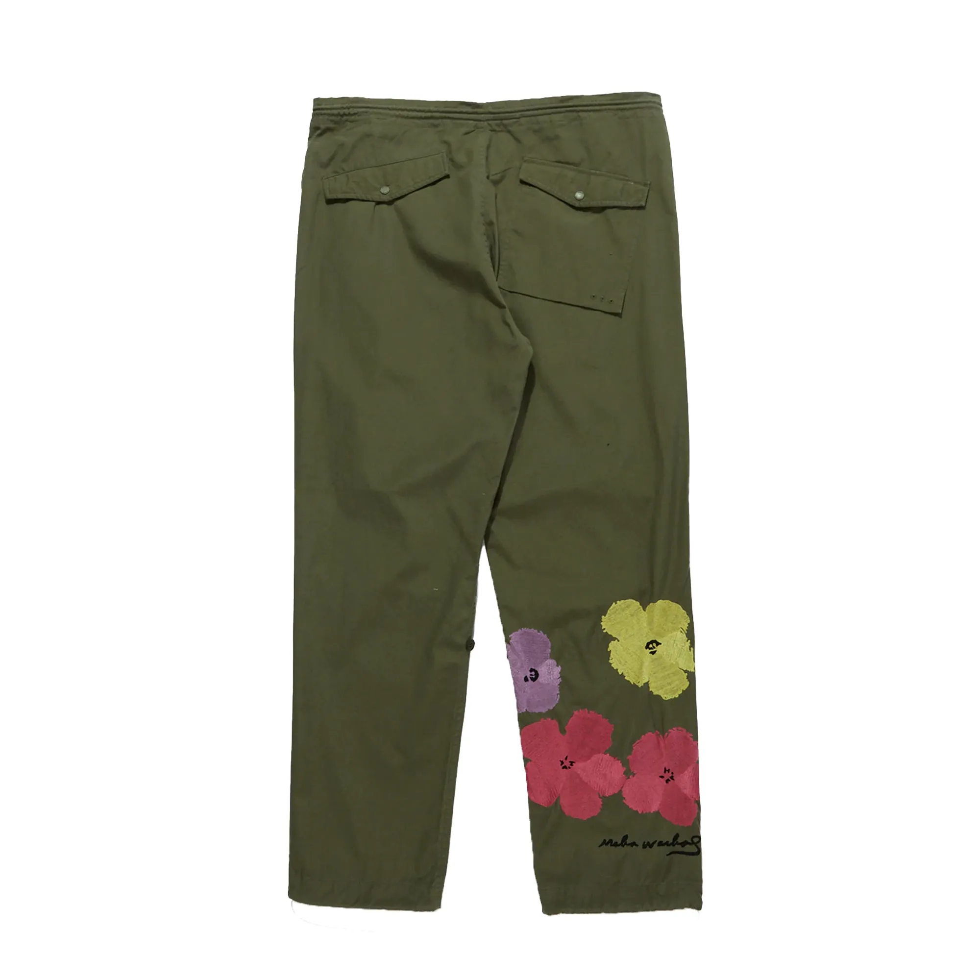 Maharishi Mens Warhol Flowers Snopants Olive