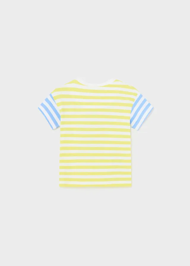 Mayoral Baby Boys Yellow Stripe T-Shirt