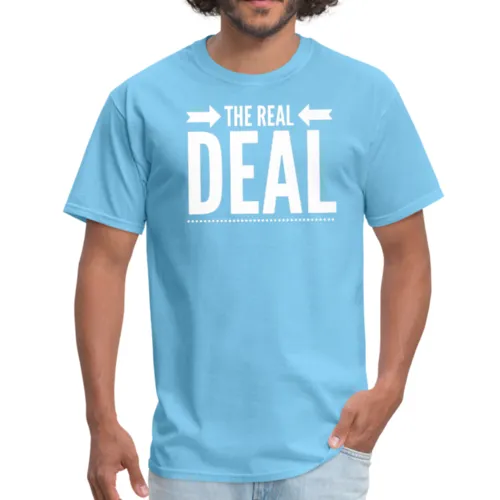 Mens T-Shirts, The Real Deal Graphic Style Shirt