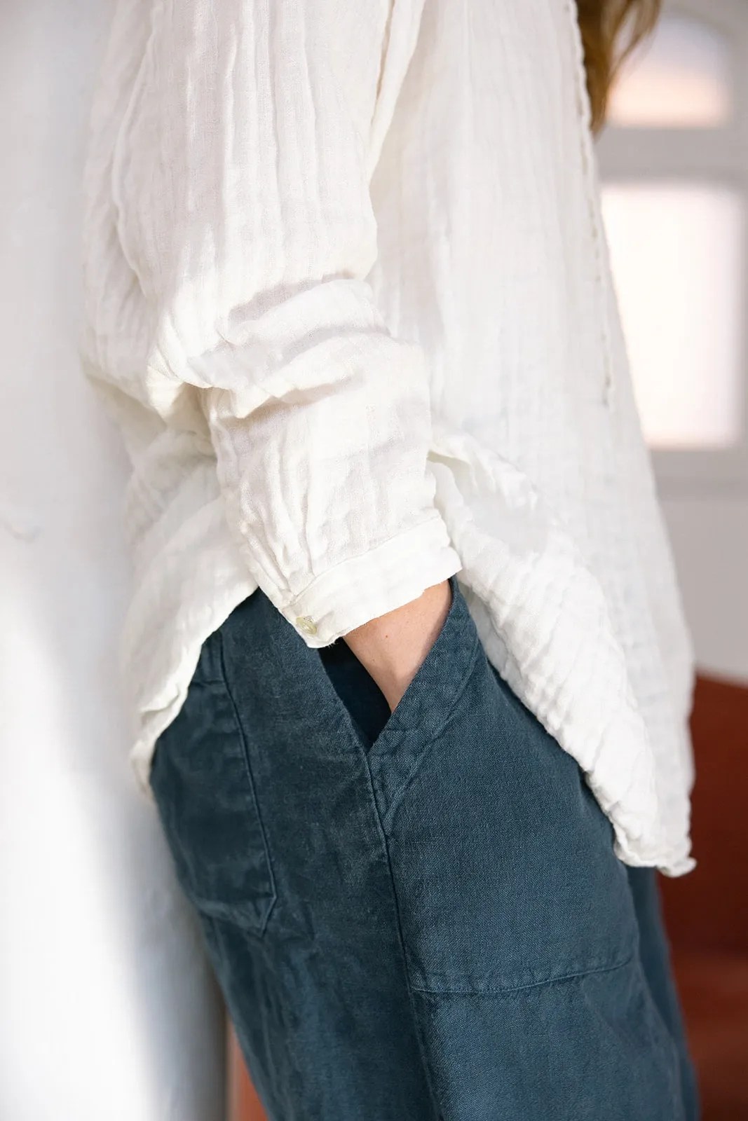 Metta - Frankie Peg Pant - Mid Weight Linen