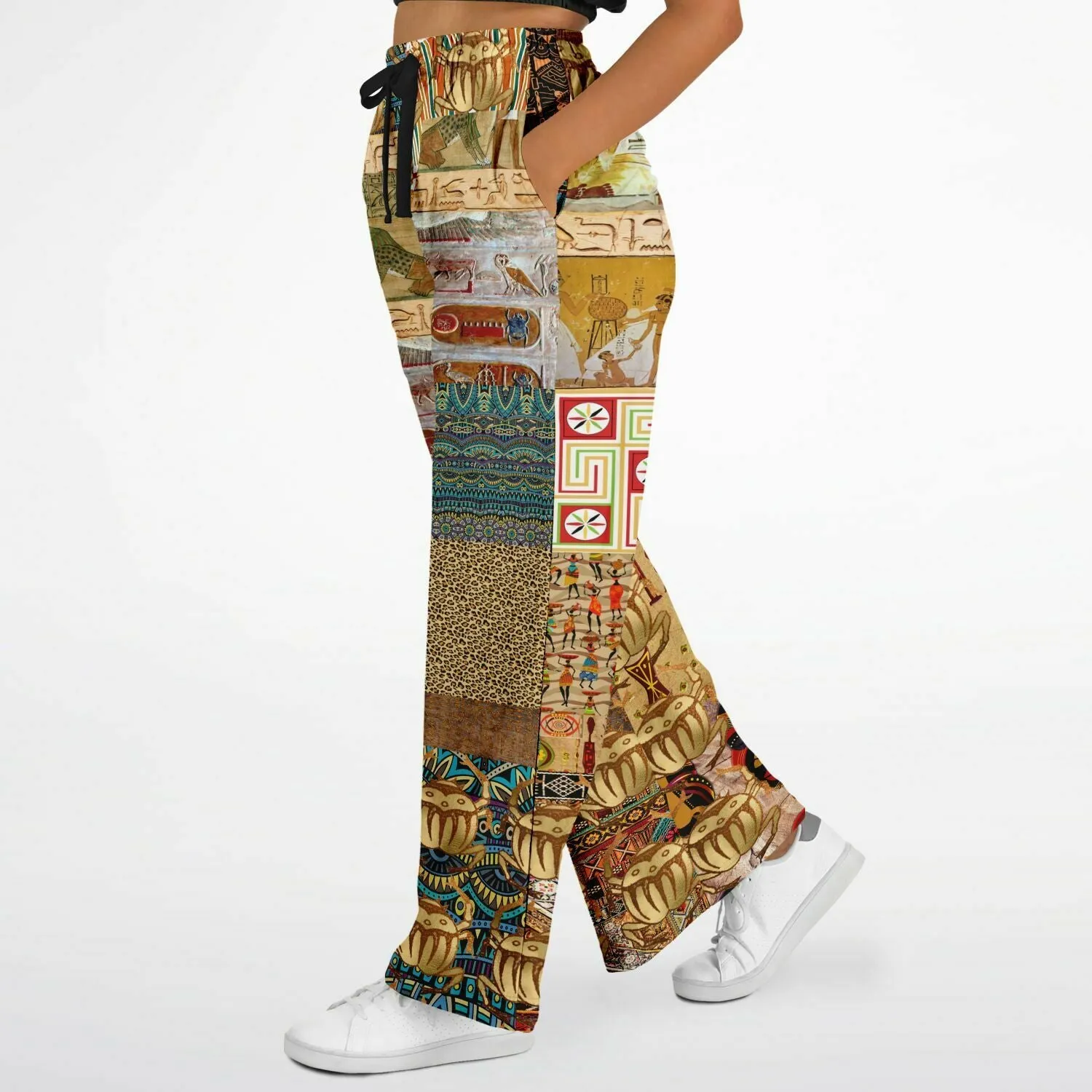 Mother Lode African Print SW Eco-Poly Stretchy Phat Bellbottoms