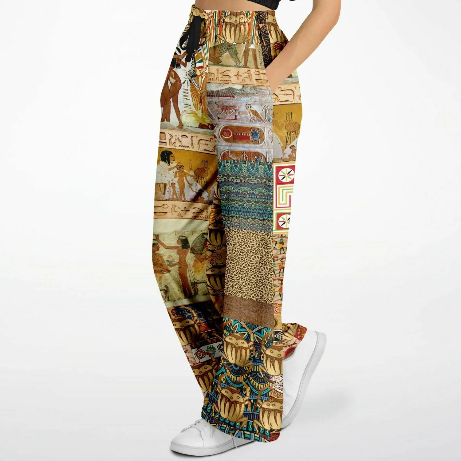 Mother Lode African Print SW Eco-Poly Stretchy Phat Bellbottoms