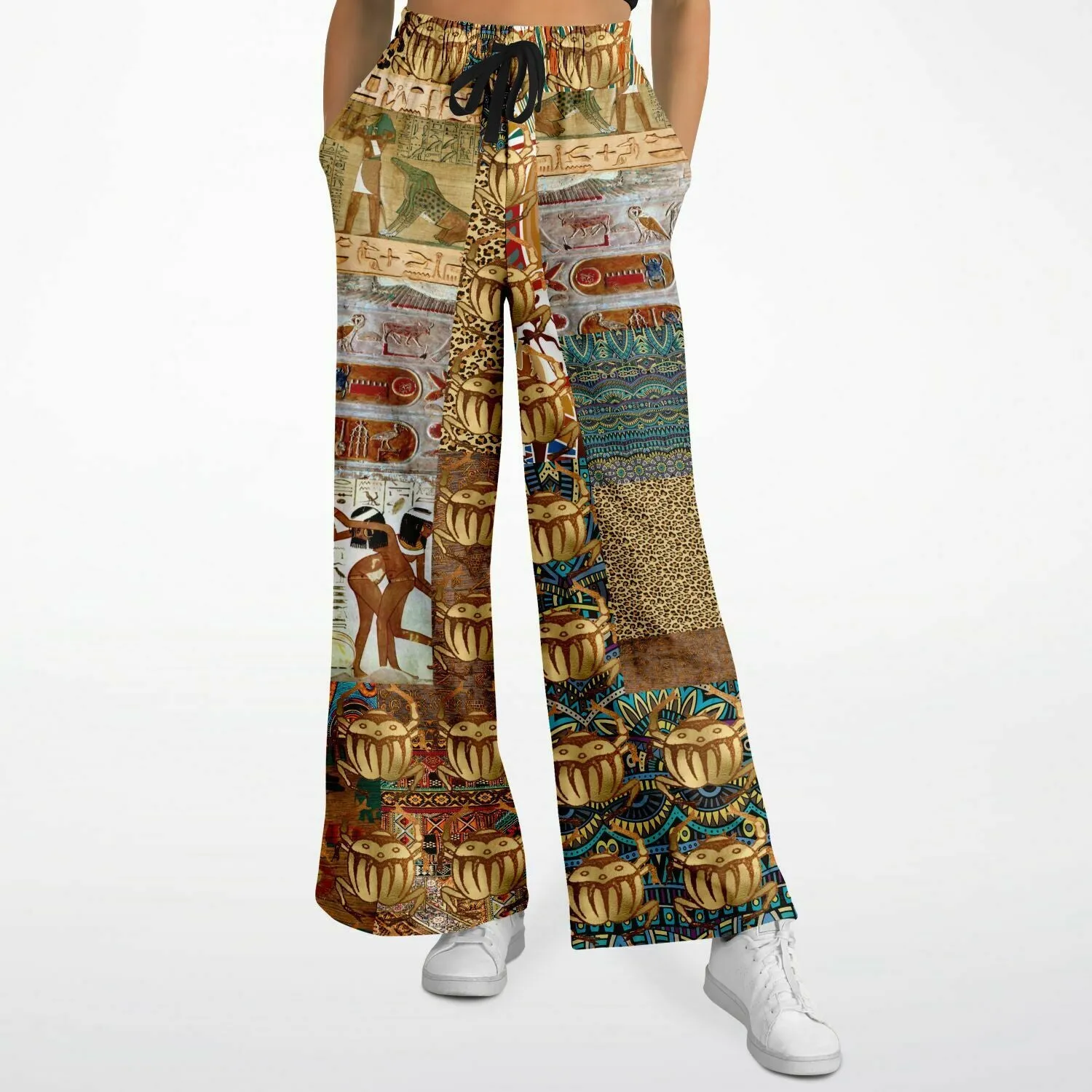 Mother Lode African Print SW Eco-Poly Stretchy Phat Bellbottoms