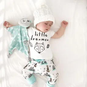 Newborn Baby Clothes Set,  T-shirt Tops Pants Little Boys and Girls Outfits