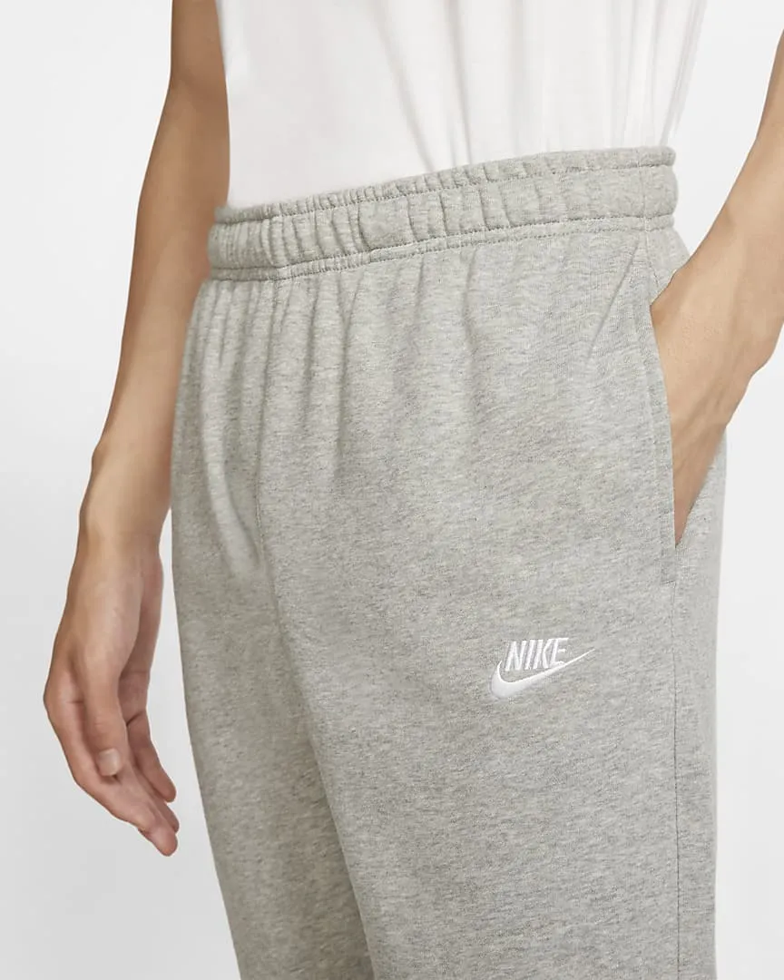 Nike Men's Jogger Pants with cuff at the bottom Sportswear Club BV2679-063 dark gray heather-matte silver-white